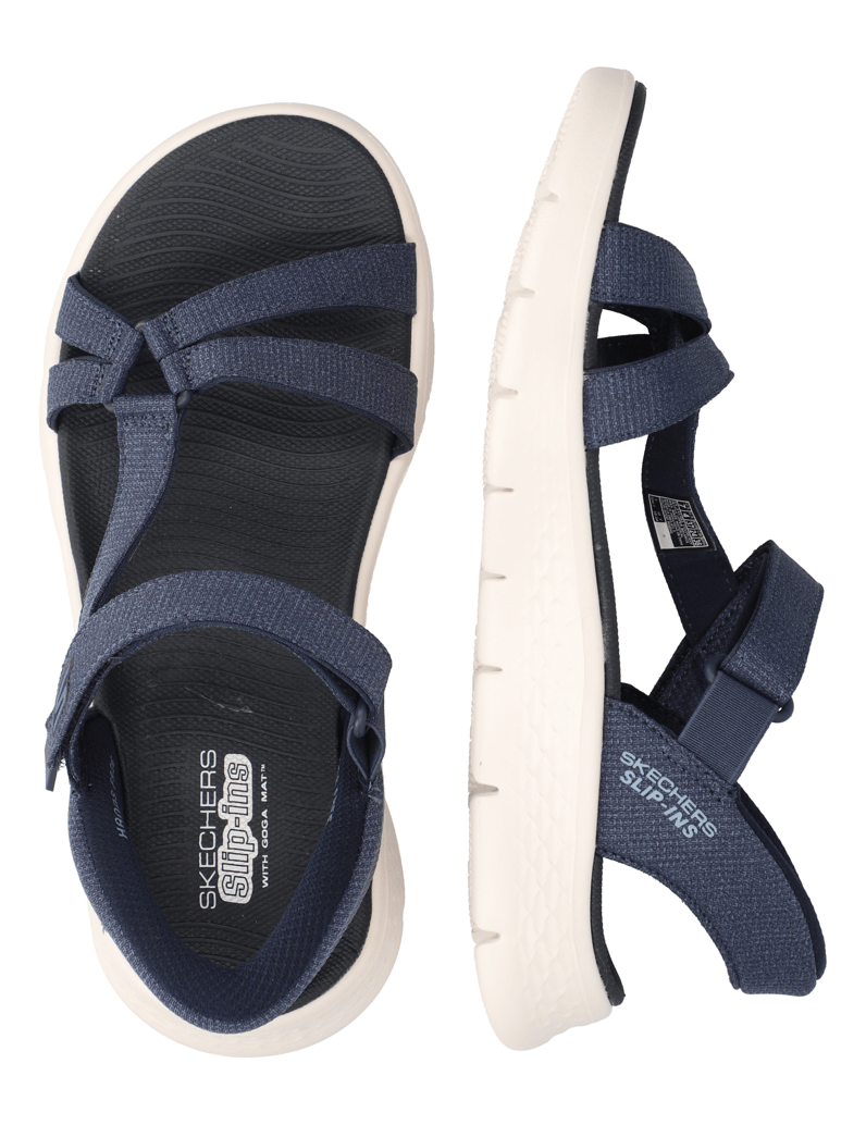 Skechers-SLIP-INS:-GO-WALK-FLEX-SANDAL-blau