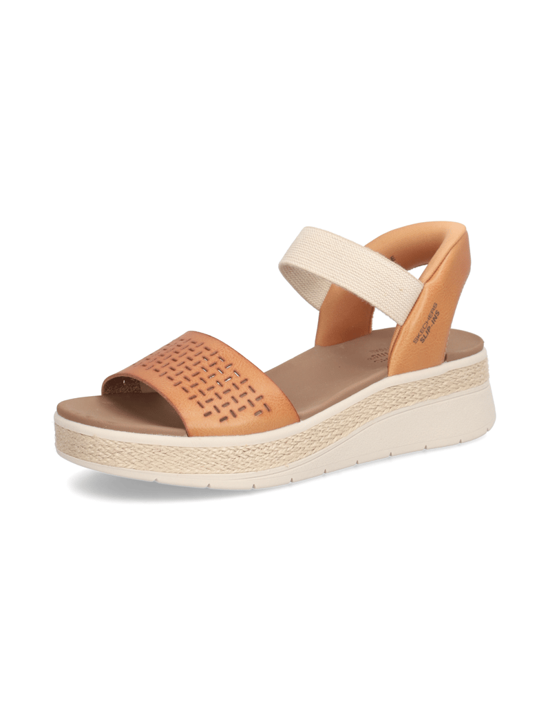 Skechers-SLIP-INS-BOBS-SUN-RAY-SANDAL-cognac
