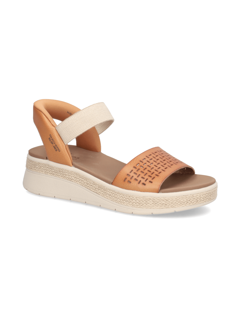 Skechers-SLIP-INS-BOBS-SUN-RAY-SANDAL-cognac