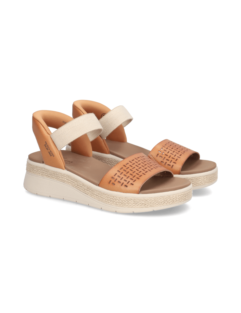 Skechers-SLIP-INS-BOBS-SUN-RAY-SANDAL-cognac