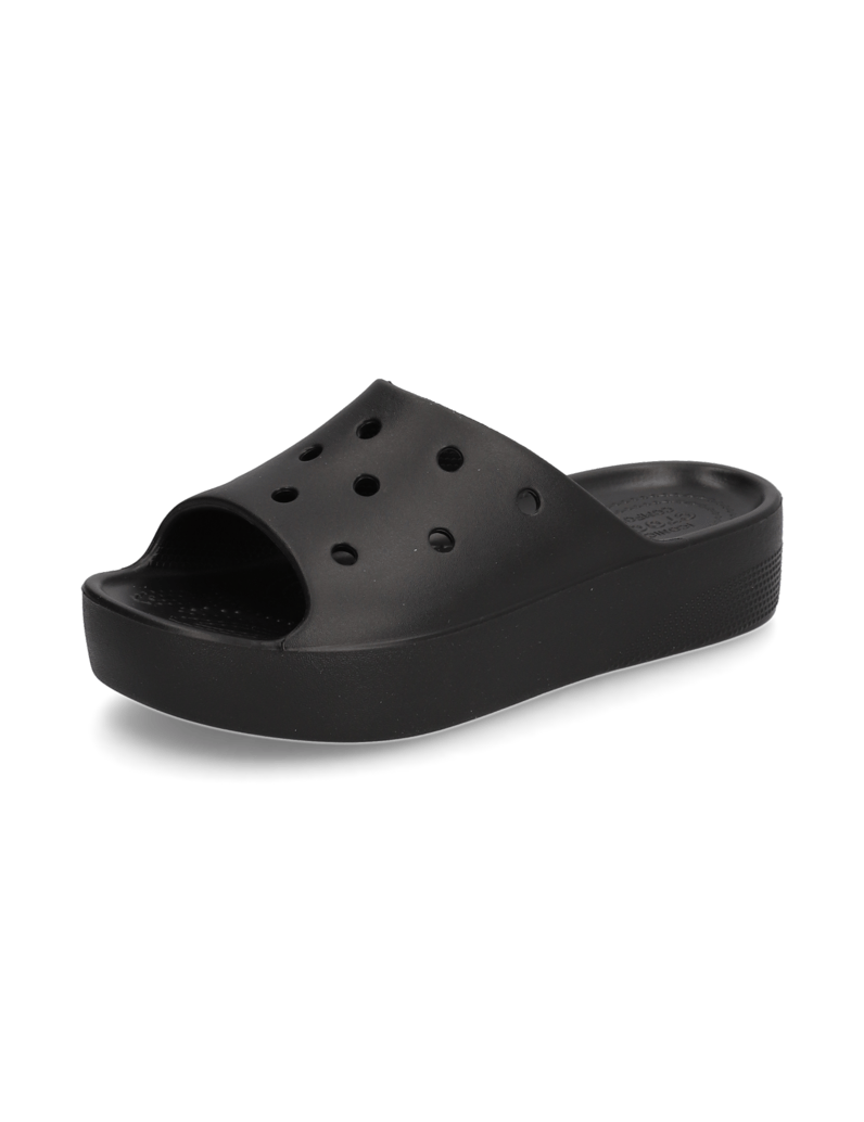 Crocs-CLASSIC-PLATFORM-SLIDE-schwarz