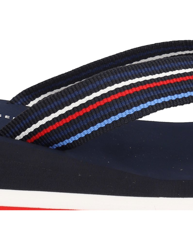 Tommy-Hilfiger-WEDGE-STRIPES-BEACH-SANDAL-modrá