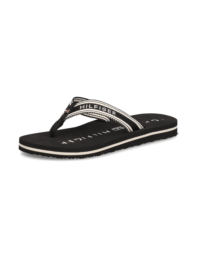 Tommy-Hilfiger-TH-WEBBING-SUMMER-SANDAL-černá
