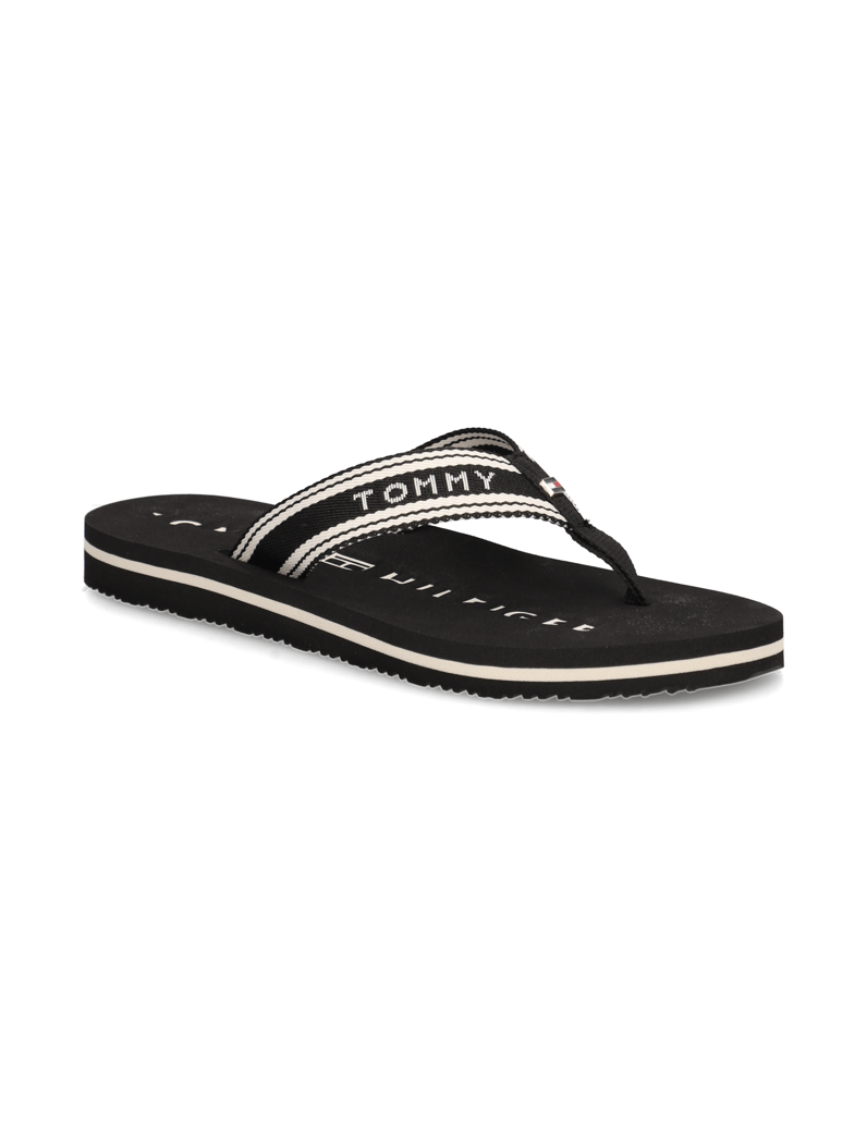 Tommy-Hilfiger-TH-WEBBING-SUMMER-SANDAL-černá