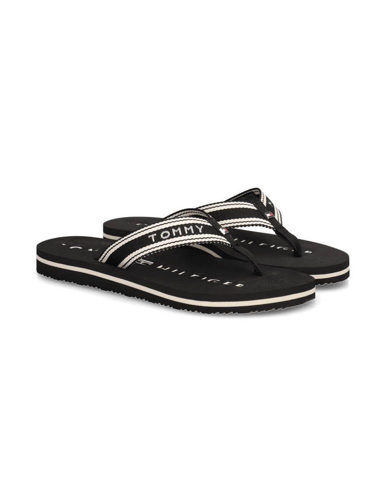 Tommy-Hilfiger-TH-WEBBING-SUMMER-SANDAL-černá