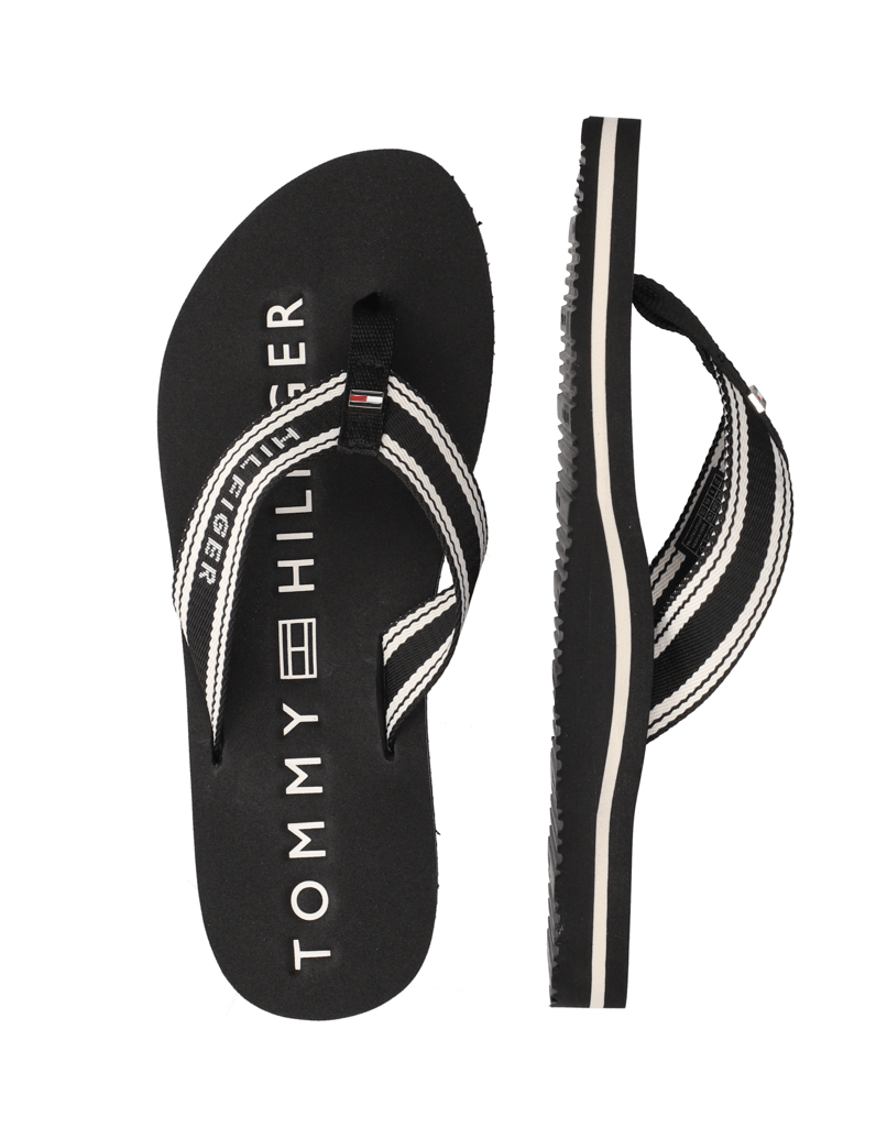 Tommy-Hilfiger-TH-WEBBING-SUMMER-SANDAL-černá