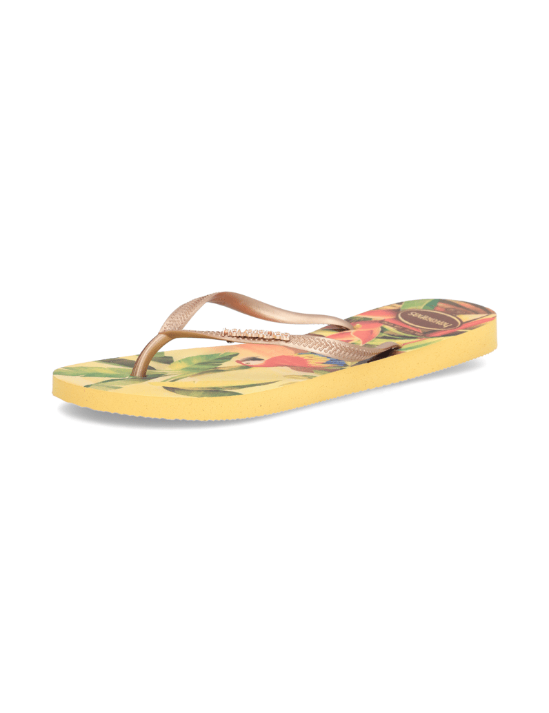 HAVAIANAS-SLIM-TROPICAL-žltá