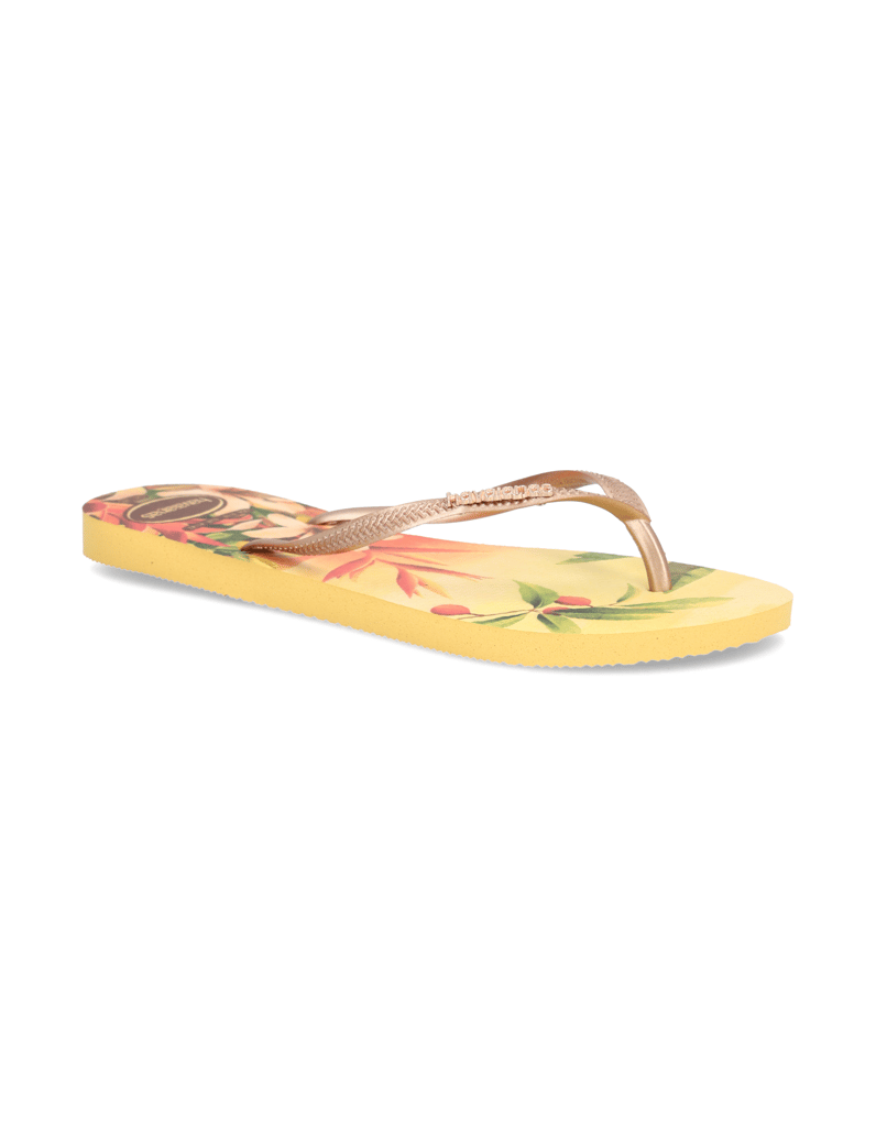 HAVAIANAS-SLIM-TROPICAL-žltá