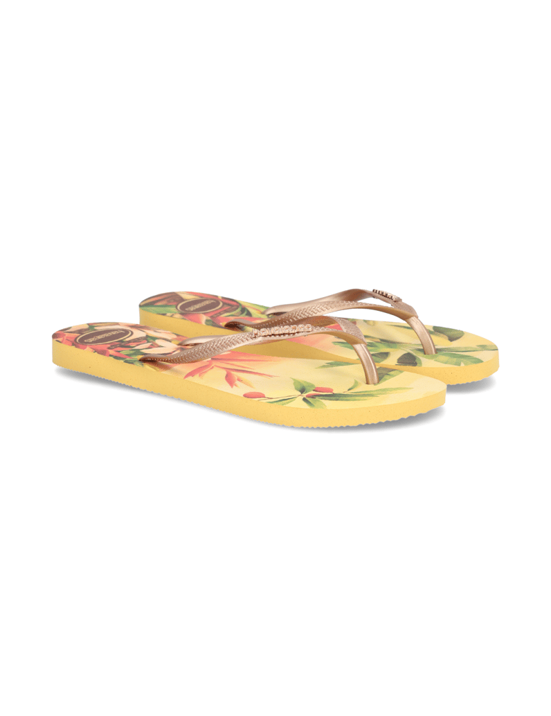 HAVAIANAS-SLIM-TROPICAL-žltá