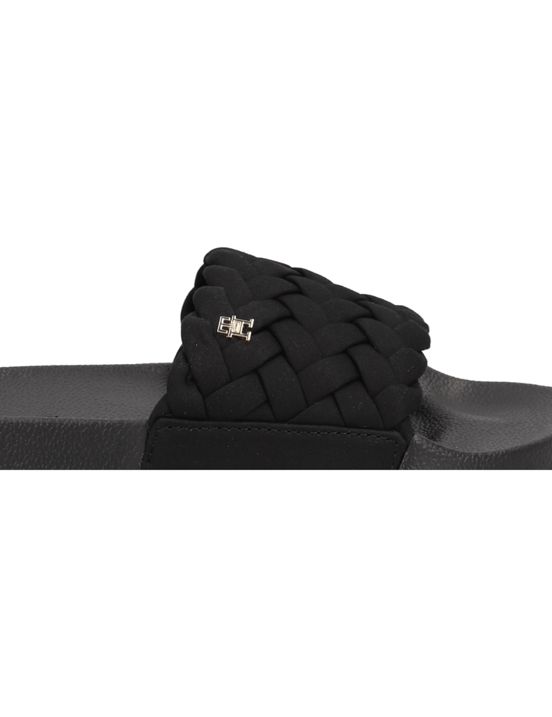 Tommy-Hilfiger-TH-BRAIDED-POOL-SLIDE-BDS-čierna