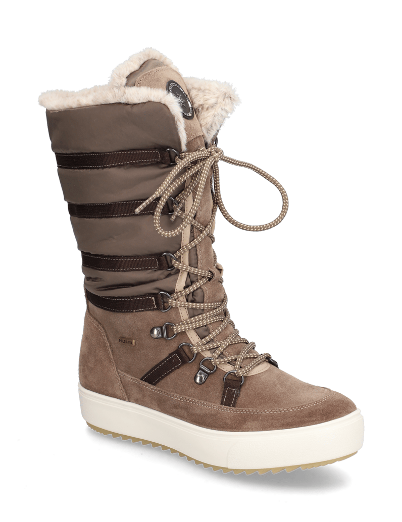 Polaris-Veloursleder-Snowboot-schwarz