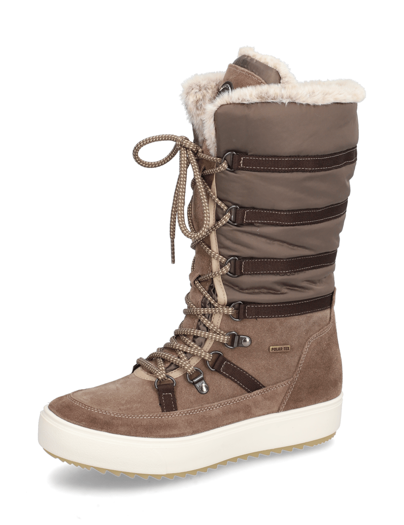 Polaris-Veloursleder-Snowboot-schwarz