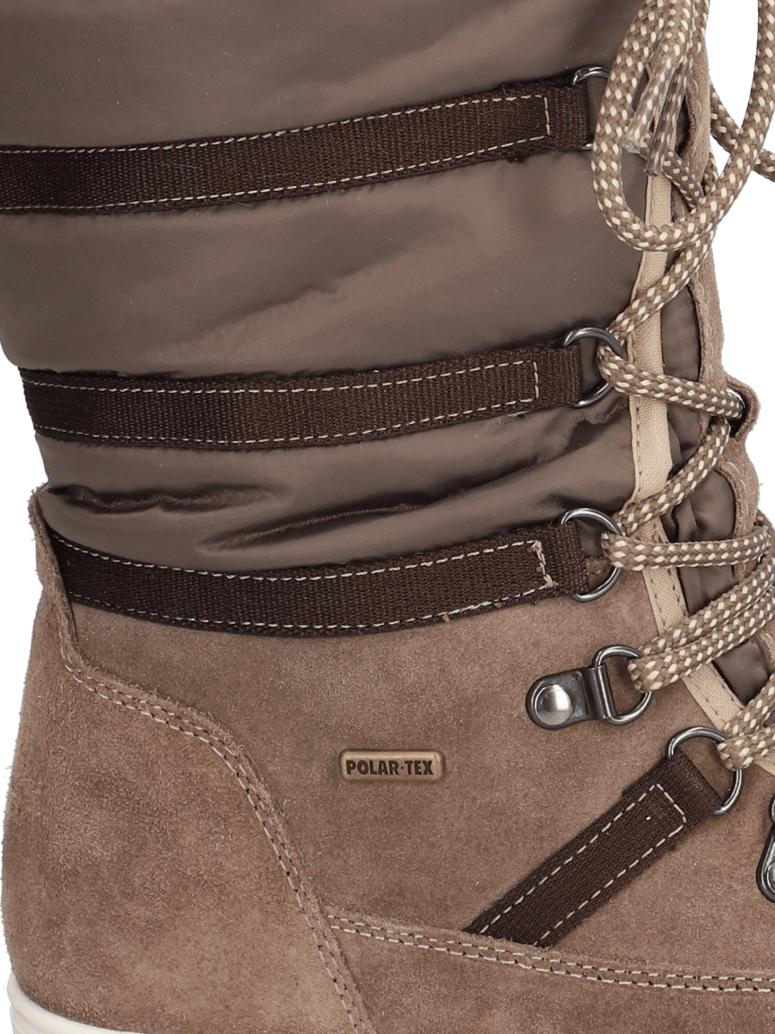 Polaris-Veloursleder-Snowboot-schwarz