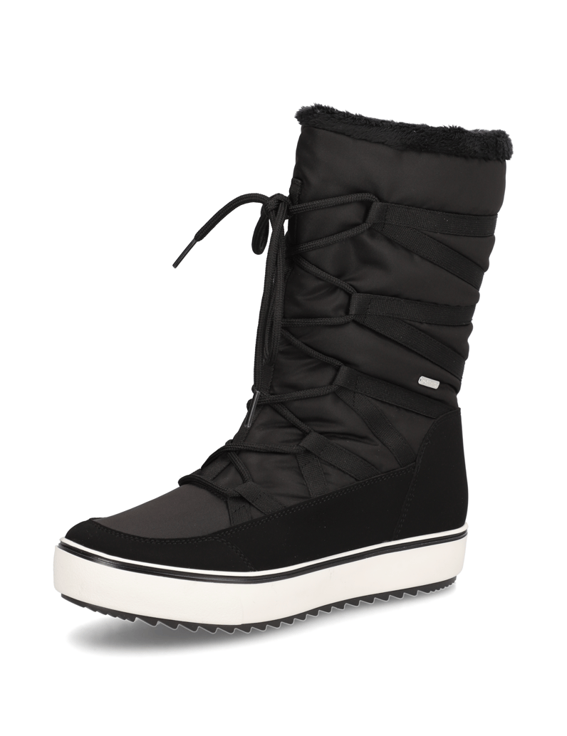 Polaris-Lederkombination-Snowboot-černá