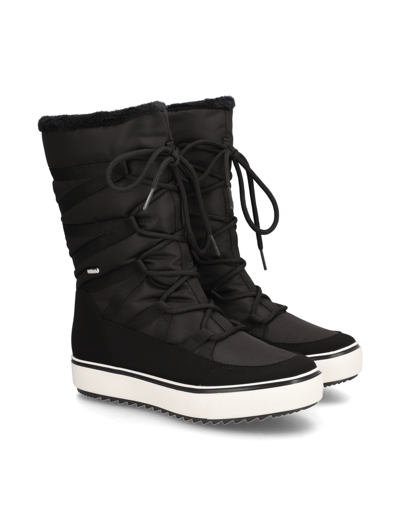 Polaris-Lederkombination-Snowboot-černá