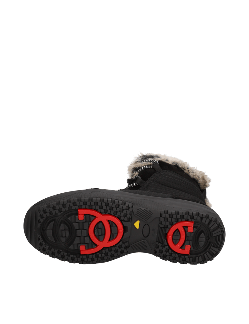 Polaris-Lederkombination-Snowboot-schwarz