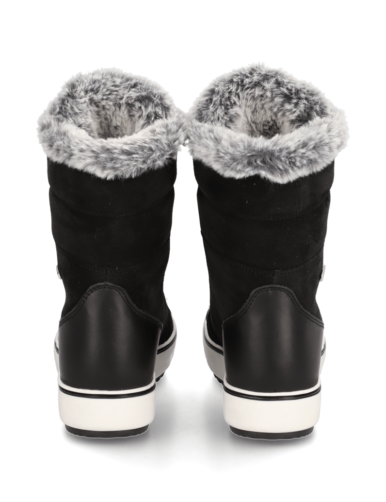 Polaris-Veloursleder-Snowboot-černá