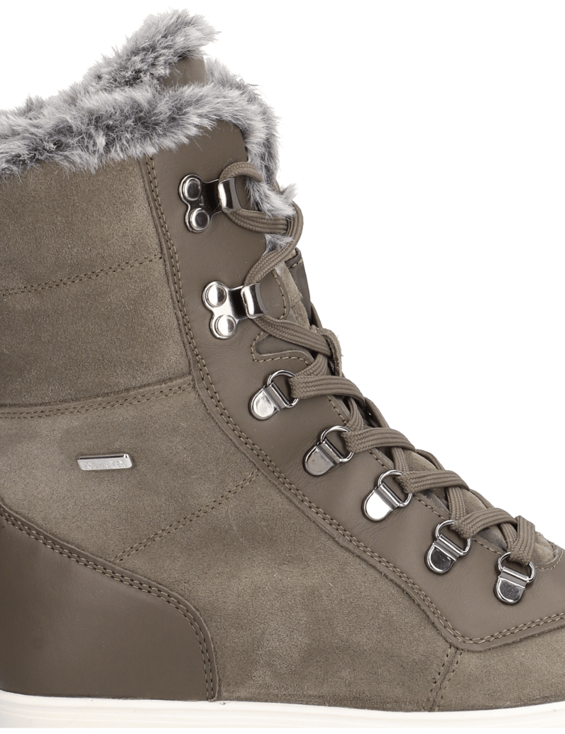 Polaris-Veloursleder-Snowboot-černá