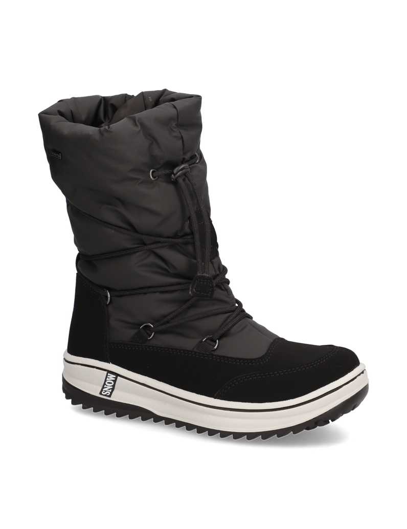 Polaris-Textil-Snowboot-schwarz