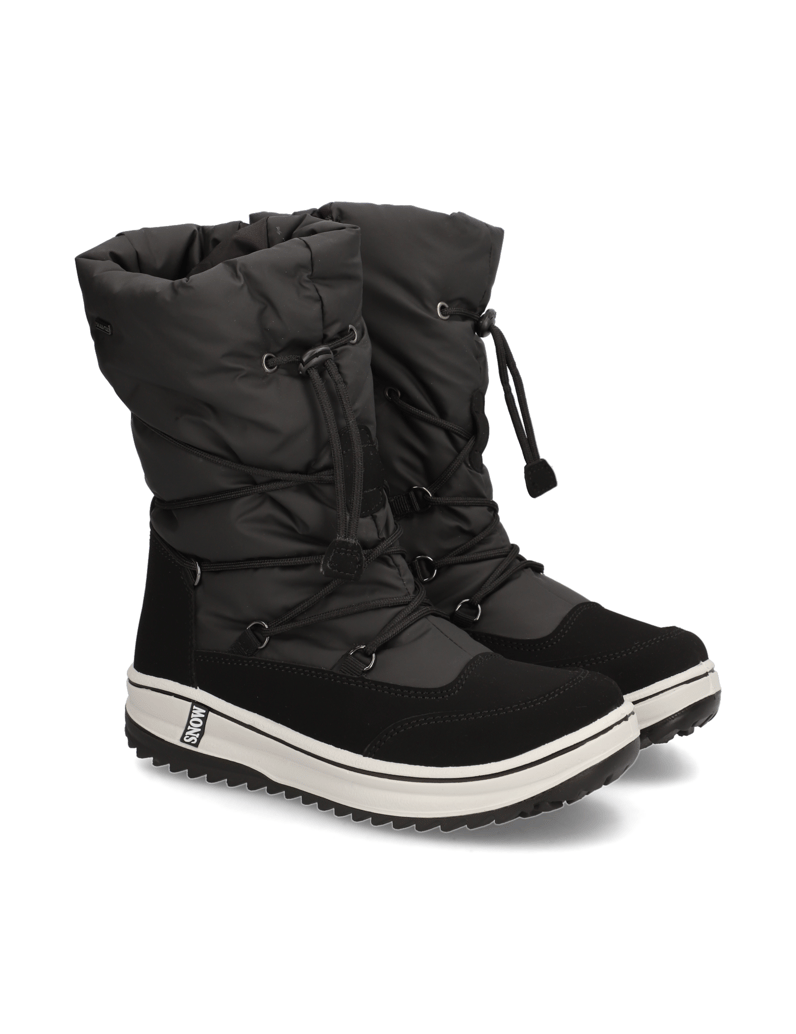 Polaris-Textil-Snowboot-schwarz