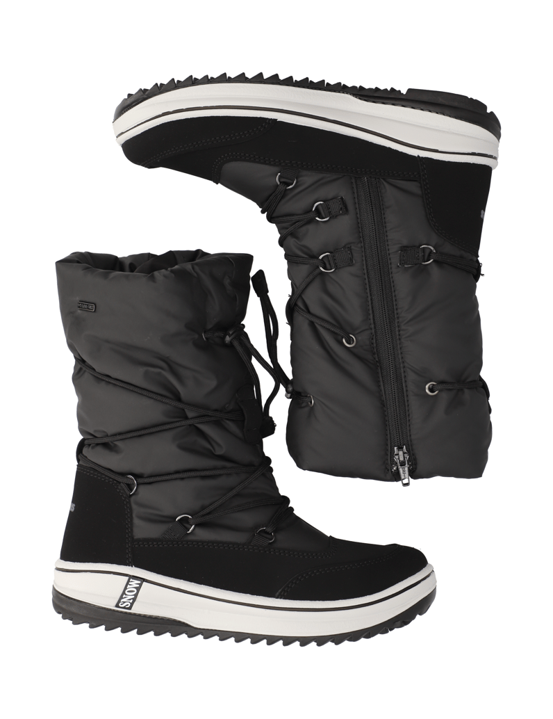 Polaris-Textil-Snowboot-schwarz