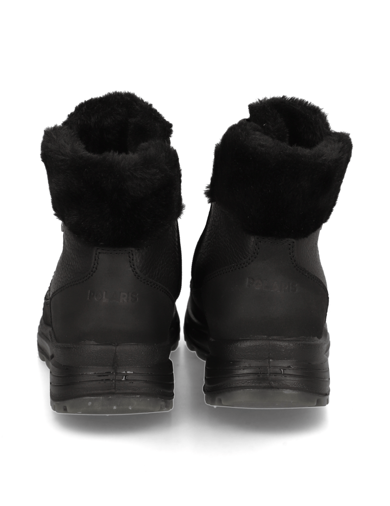 Polaris-hladká-kůže-sněhule-černá