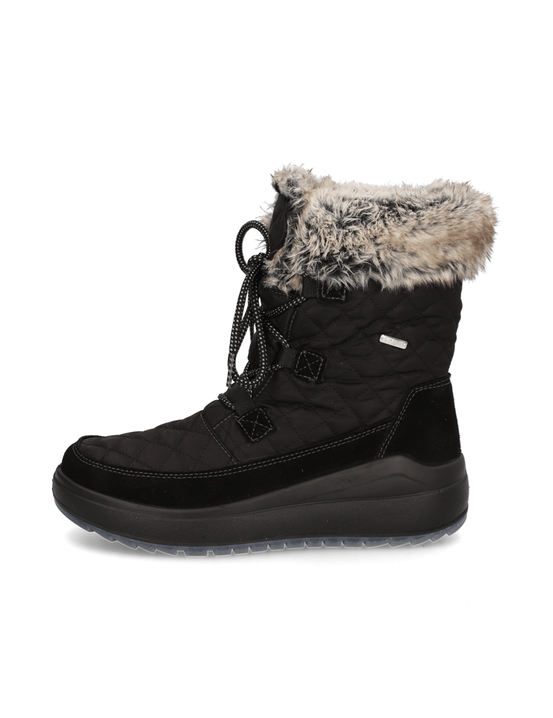 Polaris-Veloursleder-Snowboot-schwarz