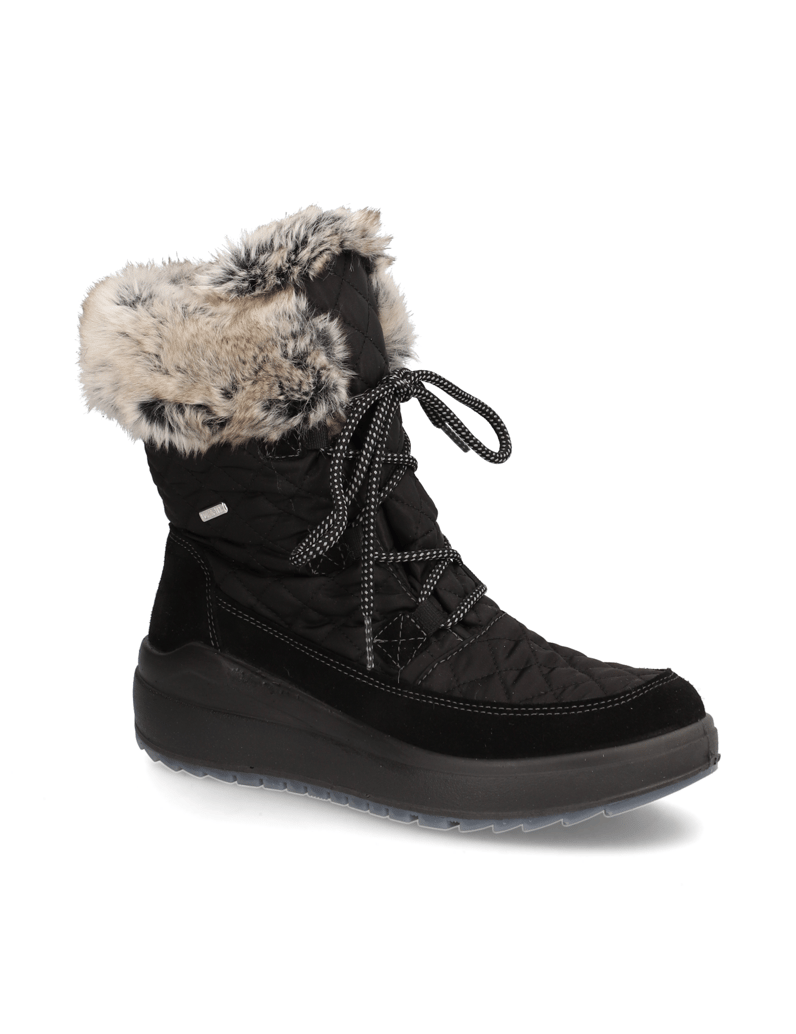 Polaris-Veloursleder-Snowboot-schwarz