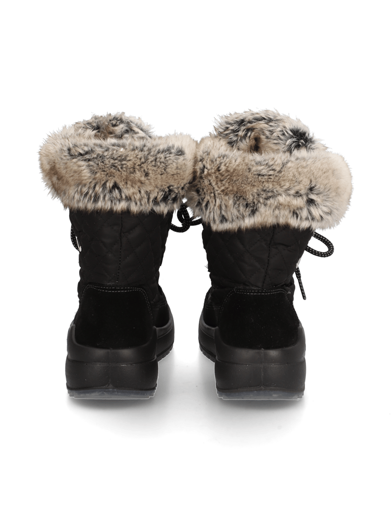 Polaris-Veloursleder-Snowboot-schwarz