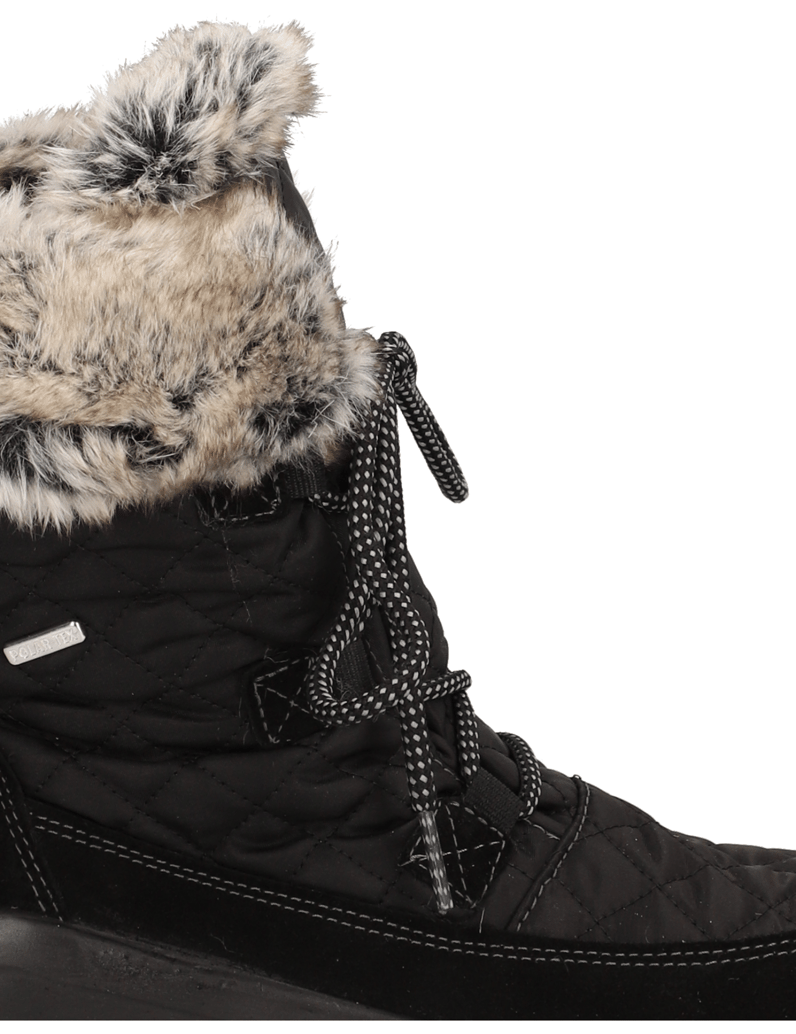Polaris-Veloursleder-Snowboot-schwarz