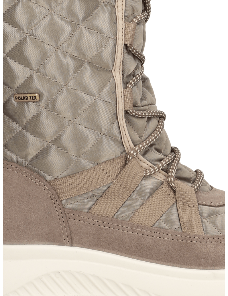 Polaris-Veloursleder-Snowboot-schwarz