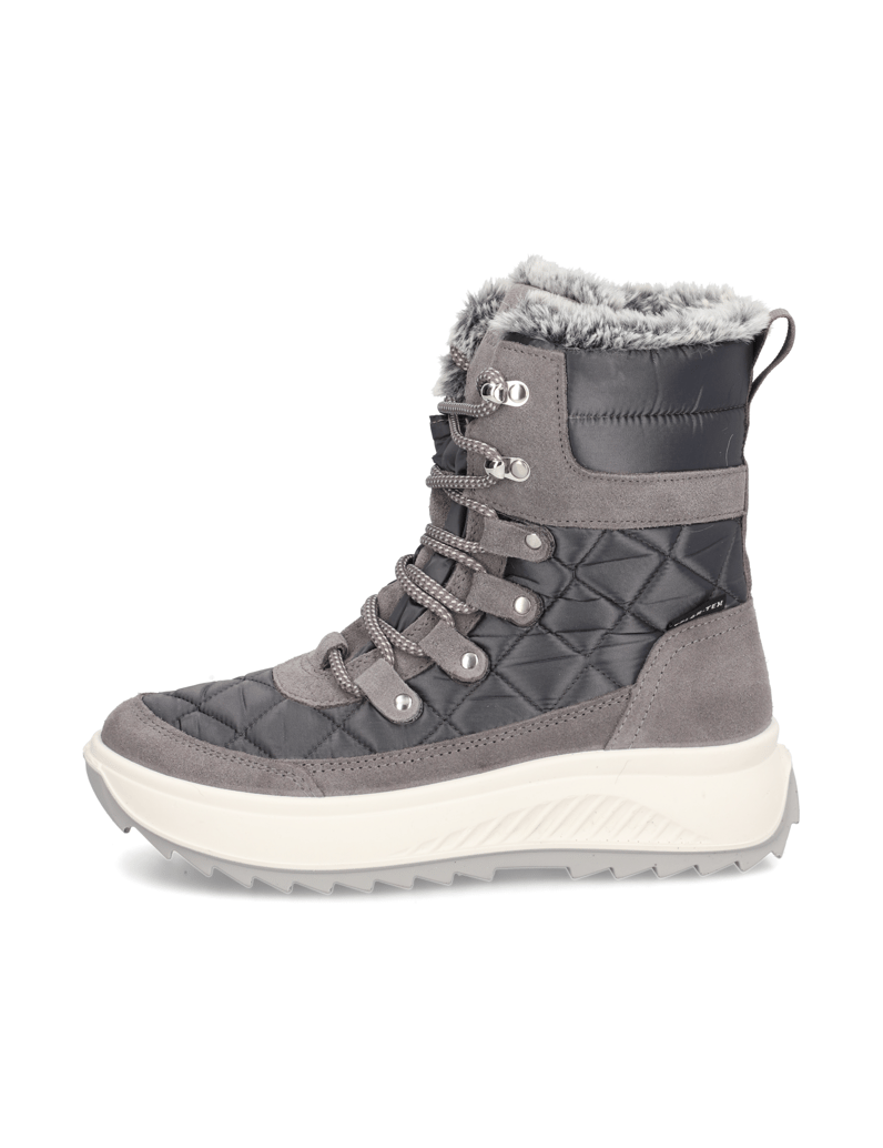 Polaris-Veloursleder-Snowboot-grau