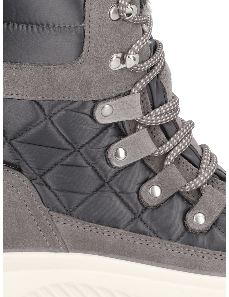 Polaris-Veloursleder-Snowboot-grau