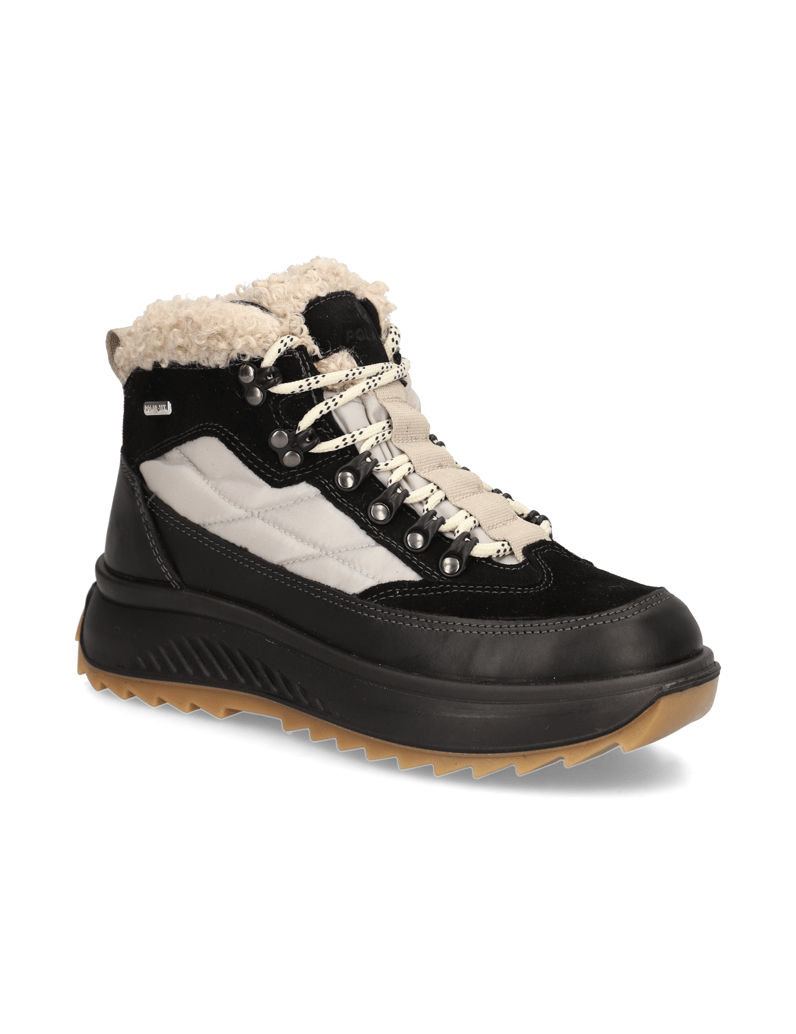 Polaris-hladká-kůže-sněhule-černá