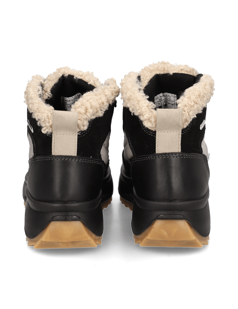 Polaris-hladká-kůže-sněhule-černá