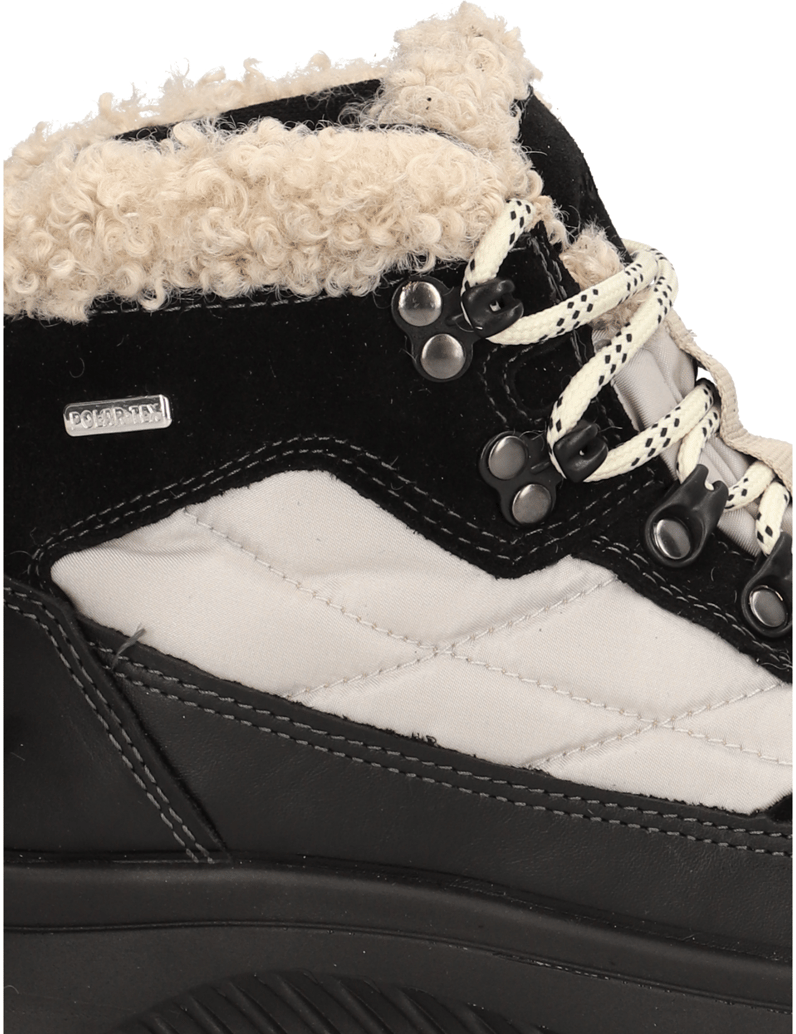 Polaris-hladká-kůže-sněhule-černá