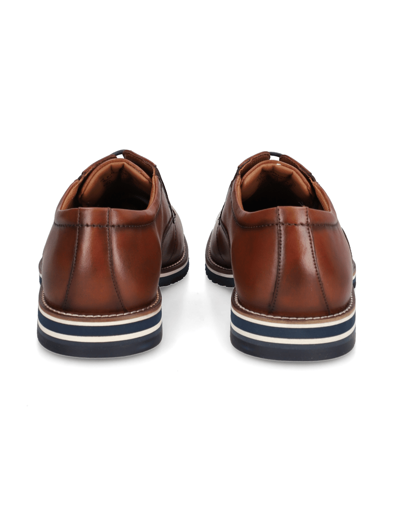 Salamander-gladko-usnje-čevlji-na-vezalke-črna