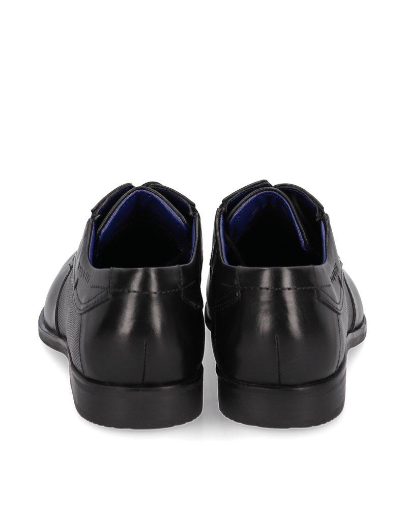 BUGATTI-čevlji-na-vezalke-črna