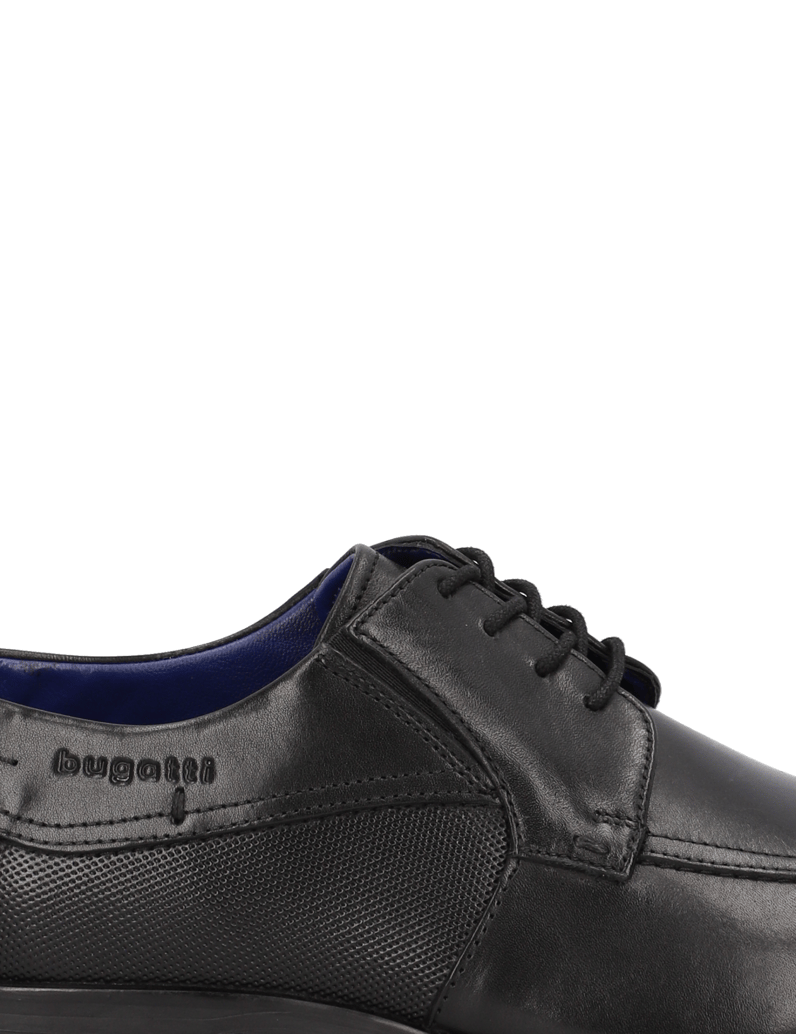 BUGATTI-čevlji-na-vezalke-črna