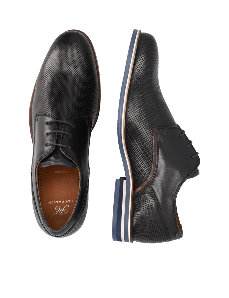 Pat-Calvin-hladká-koža-Elegantná-šnurovacia-ob