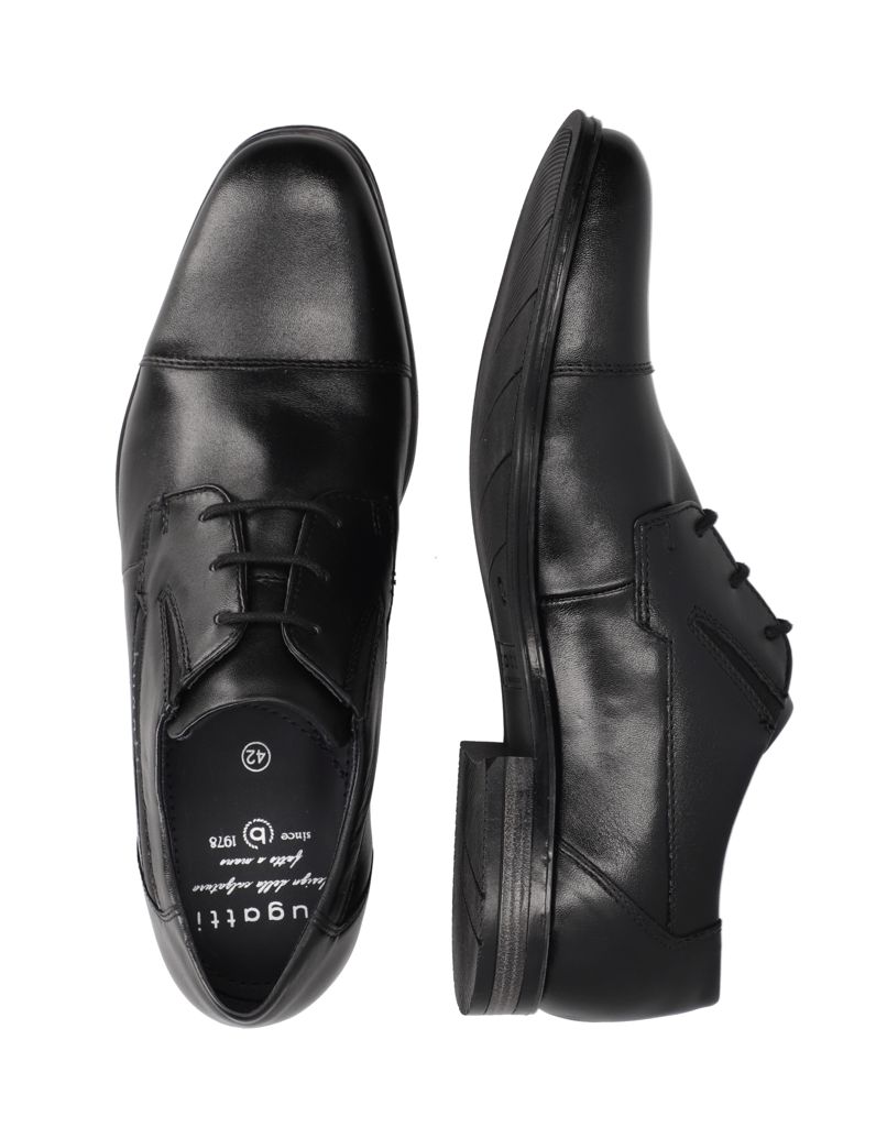 BUGATTI-elegantné-poltopánky-čierna