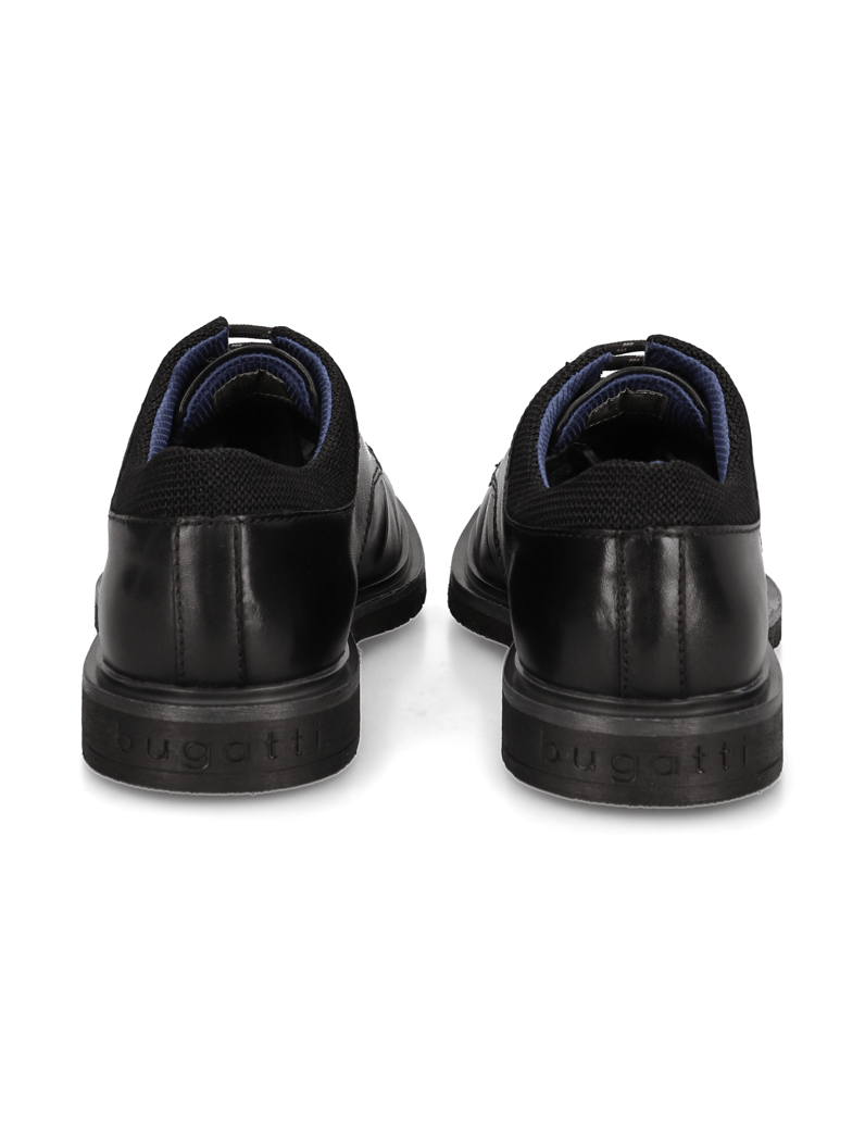 BUGATTI-čevlji-na-vezalke-črna