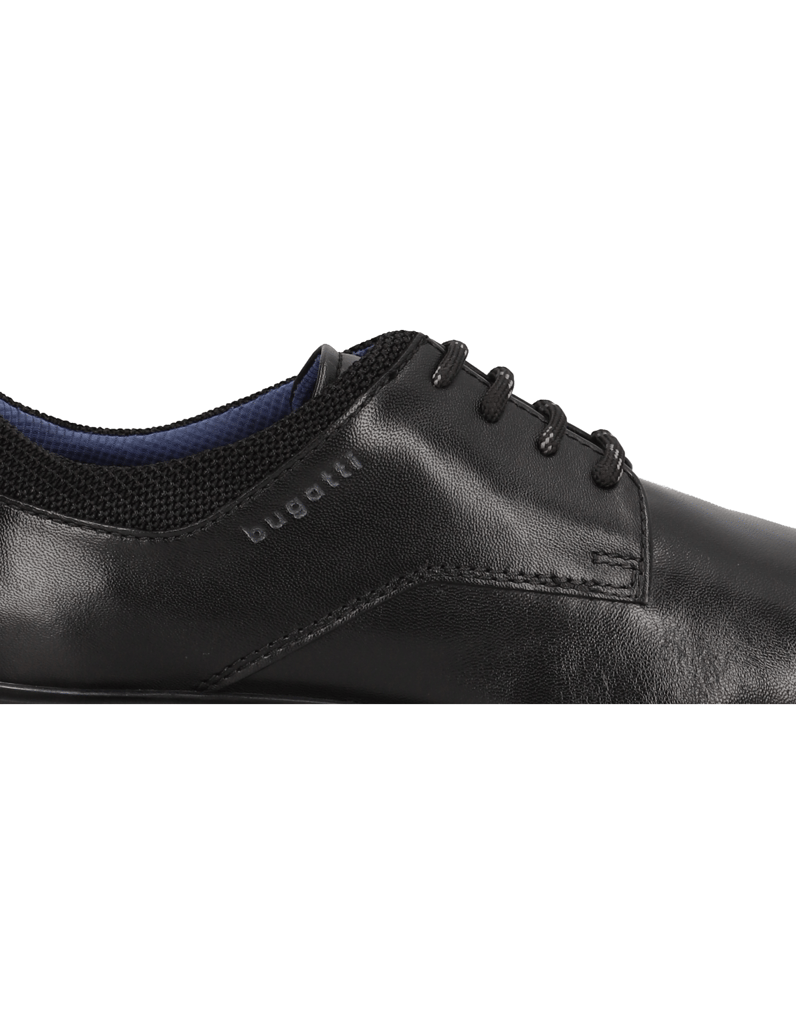 BUGATTI-čevlji-na-vezalke-črna