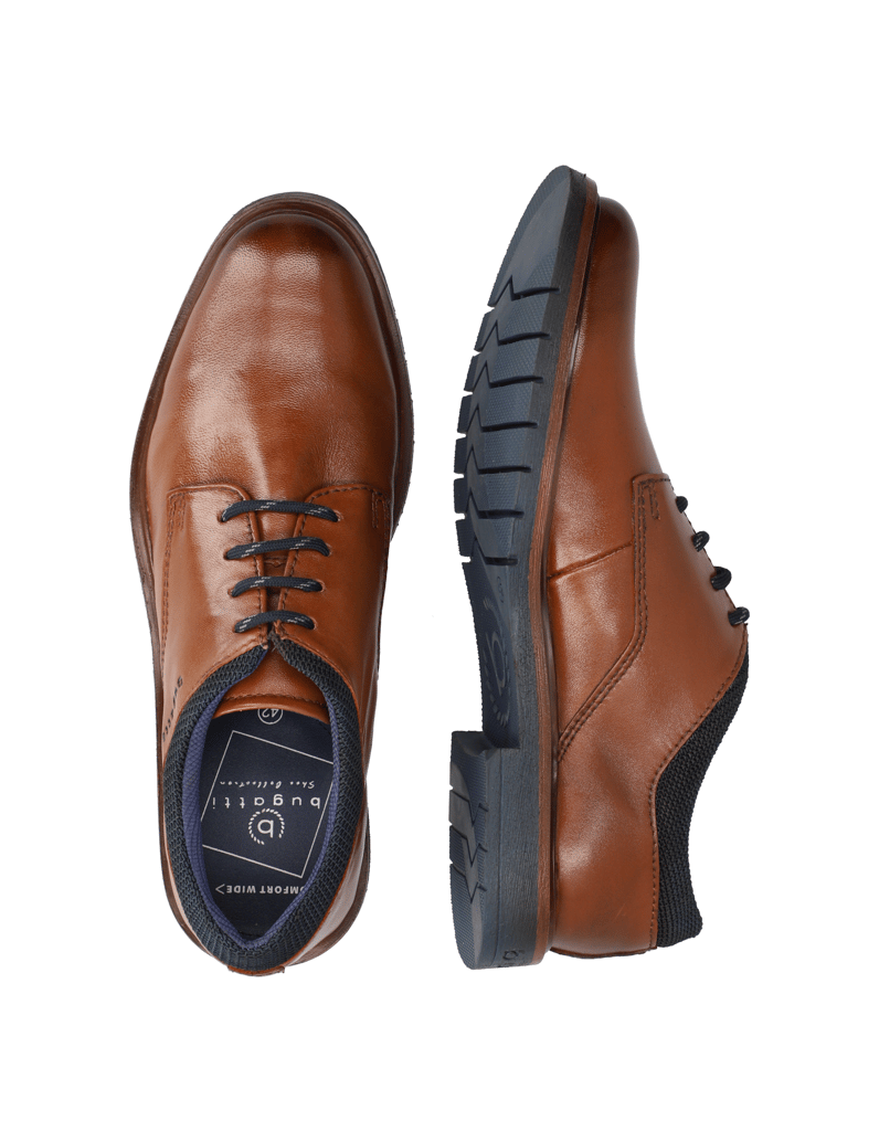 BUGATTI-Elegantní-polobotky-černá