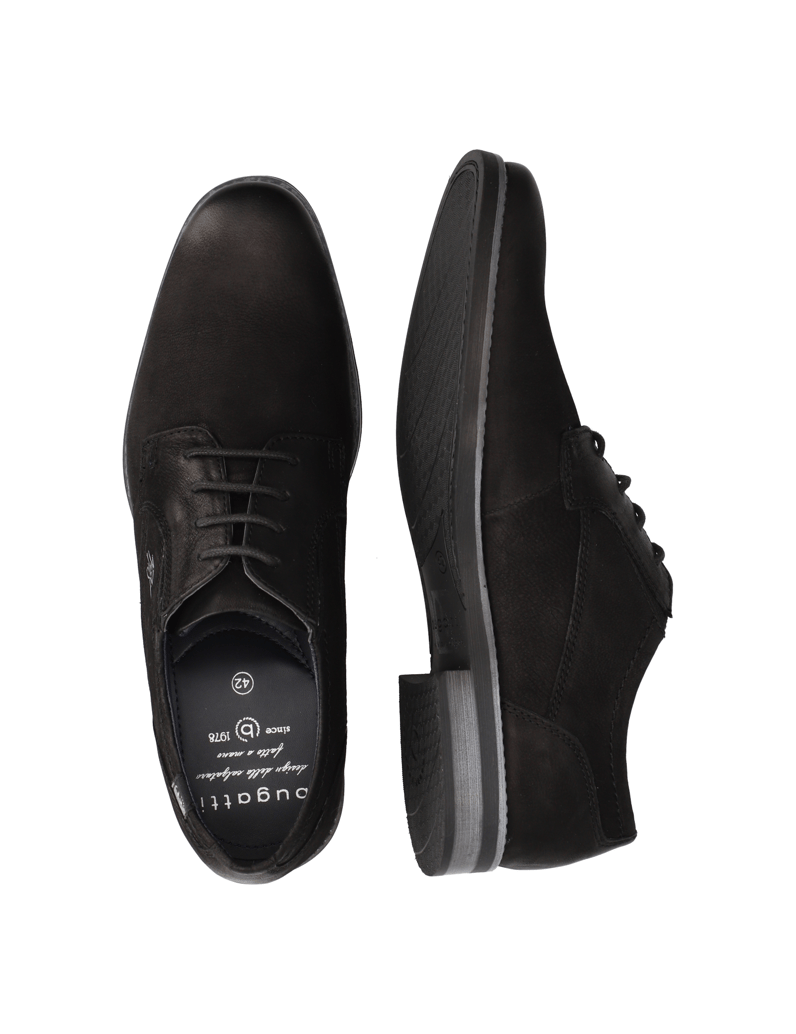 BUGATTI-elegantné-poltopánky-čierna