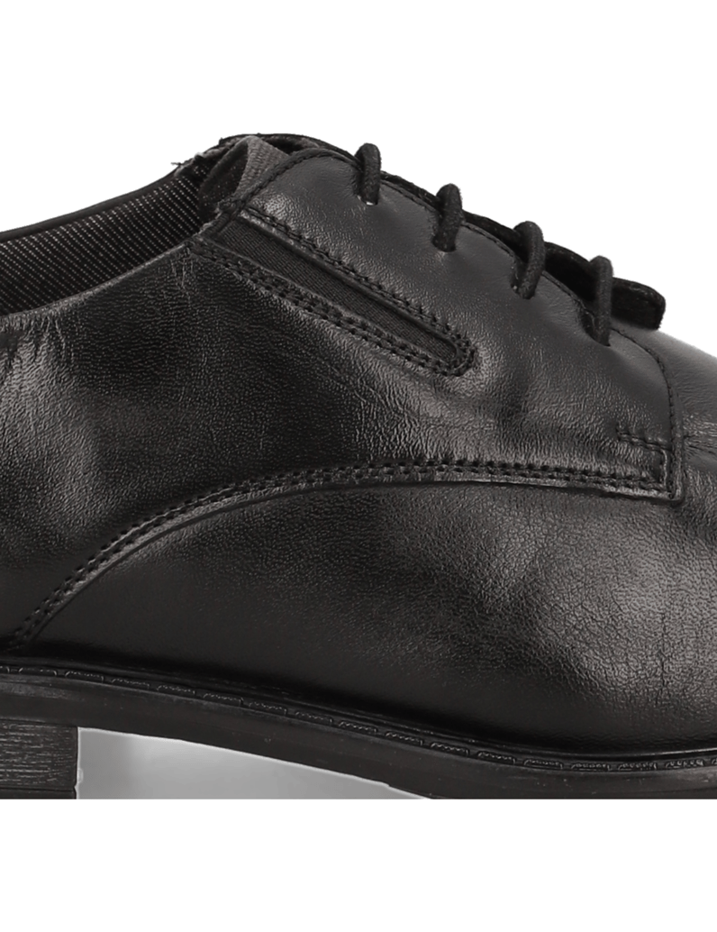 BUGATTI-hladká-kůže-elegantní-polobotky-černá