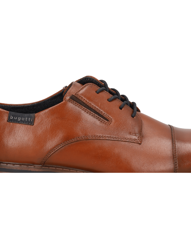 BUGATTI-hladká-kůže-elegantní-polobotky-černá