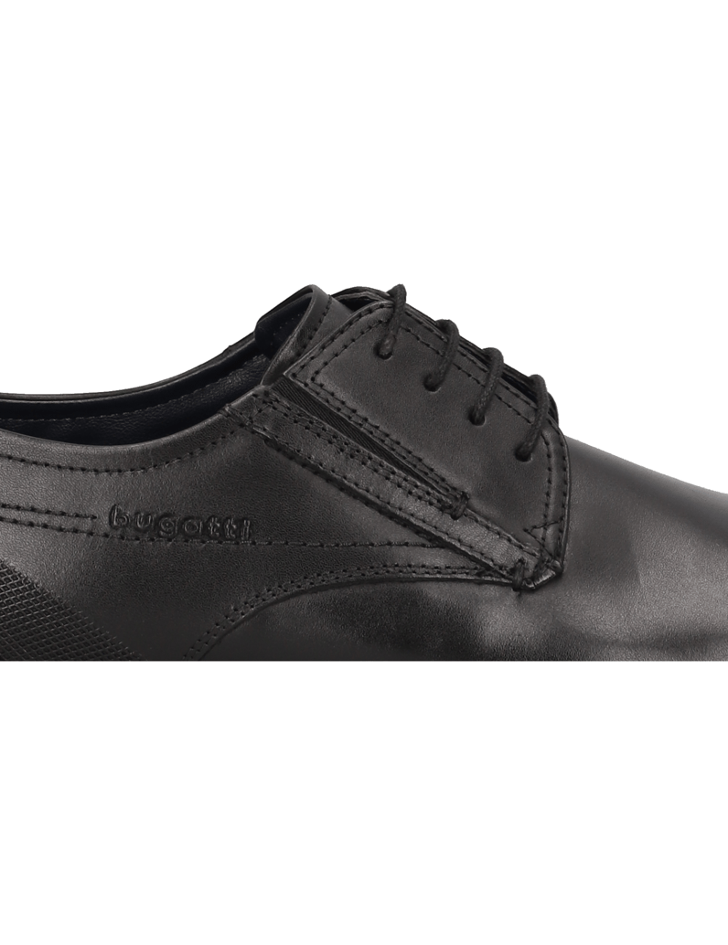 BUGATTI-hladká-kůže-elegantní-polobotky-černá