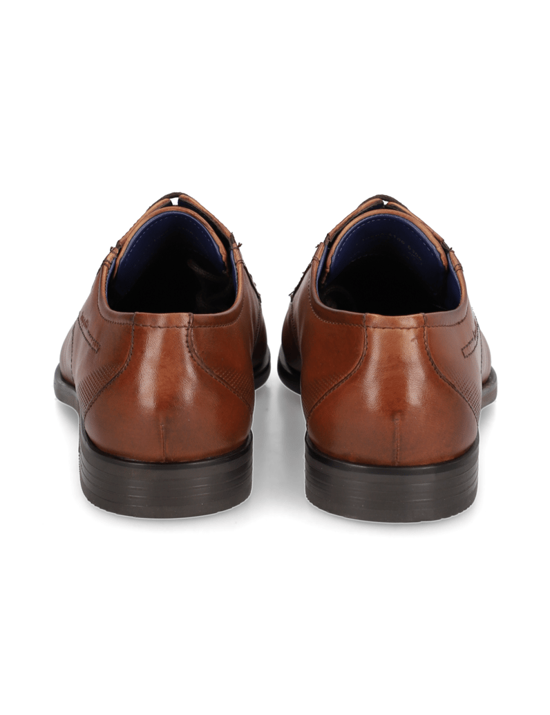 BUGATTI-gladko-usnje-čevlji-na-vezalke-konjak