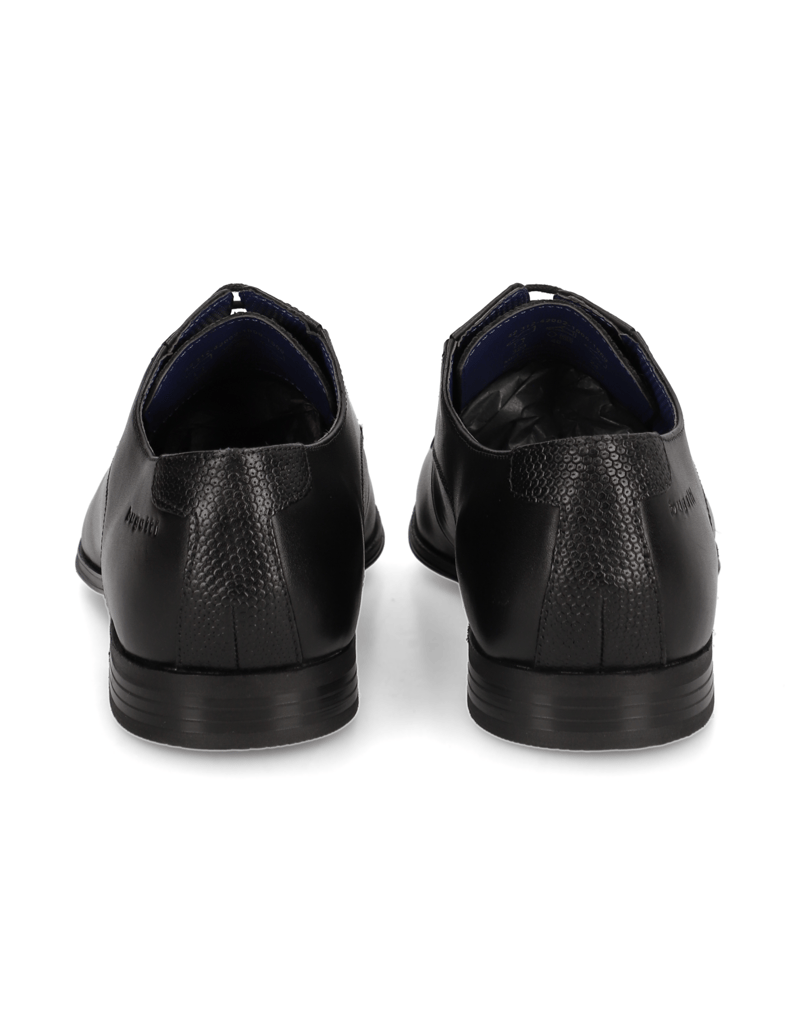 BUGATTI-Glattleder-Schnürer-elegant-schwarz